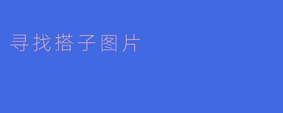 寻找搭子图片