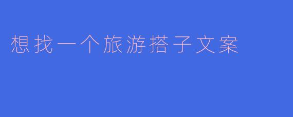 ** 有没有人想一起去旅游？我想找个搭子，一起分享美好的旅程！**