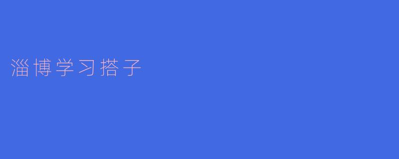 搭建知识桥梁——“淄博学习搭子”助力终身学习新模式