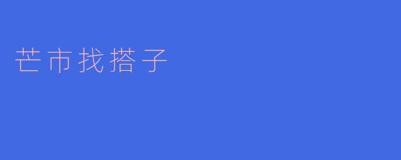 ### 芒市找搭子——共同探索边境之美