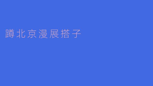 蹲北京漫展搭子