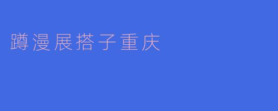 蹲漫展搭子重庆