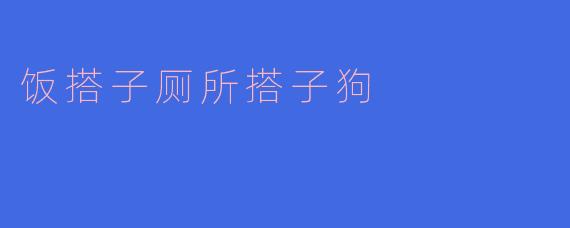 ### 饭搭子、厕所搭子与狗:生活中的奇妙搭档
