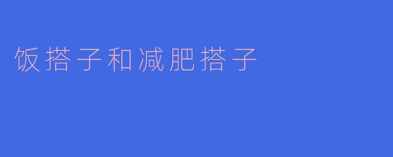 饭搭子与减肥搭子的相遇:寻找生活的平衡