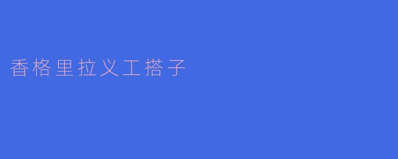 香格里拉义工搭子是什么组织，它的主要活动内容有哪些？****
