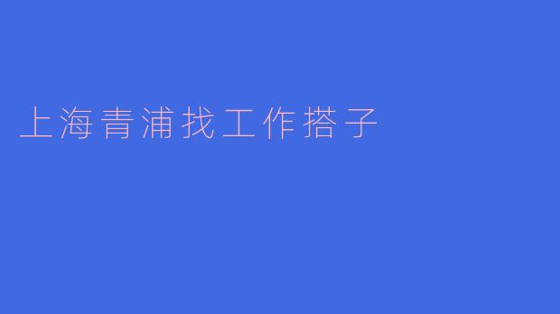 在上海青浦找工作,有没有人一起做“求职搭子”?可以互相分享招聘信息、模拟面试,或者结伴去线下招聘会~