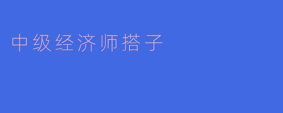 什么是“中级经济师搭子”？如何找到合适的备考搭档？