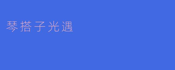 "琴搭子"在《光遇》中是什么意思？