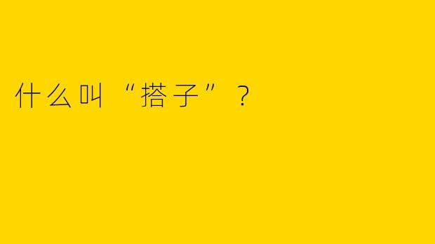 什么叫“搭子”？