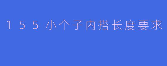 155小个子内搭长度要求
