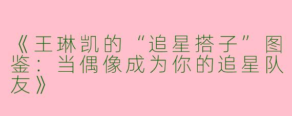 《王琳凯的“追星搭子”图鉴：当偶像成为你的追星队友》
