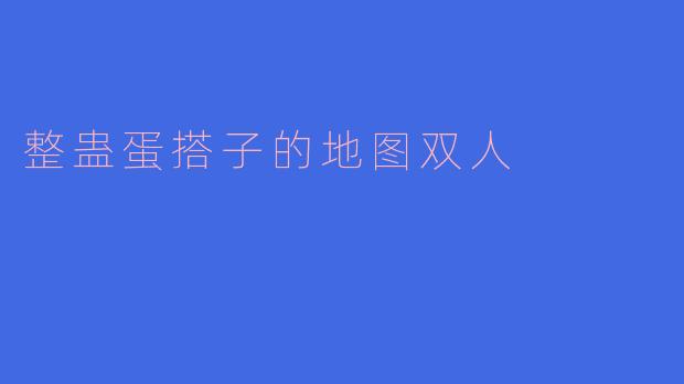 整蛊蛋搭子的地图双人