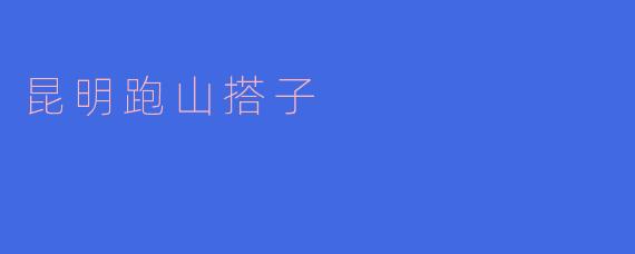 昆明跑山搭子