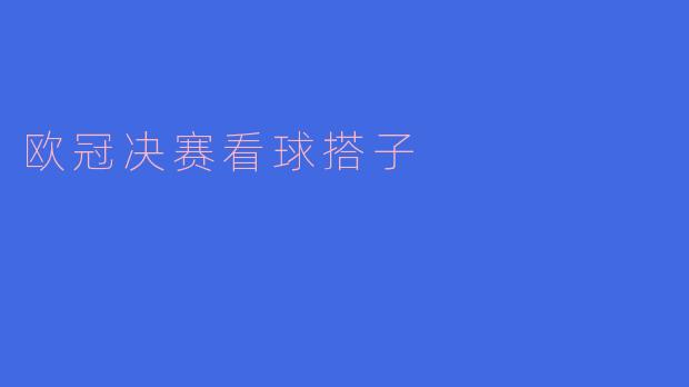 欧冠决赛看球搭子