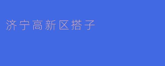 什么是“济宁高新区搭子”？在哪里可以找到？