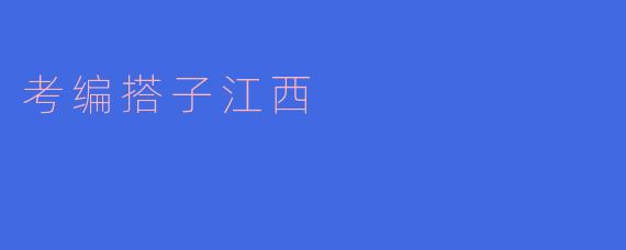 考编搭子江西