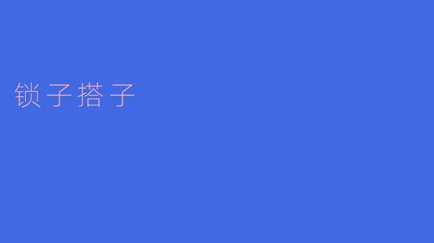 锁子搭子