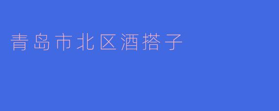 青岛市北区酒搭子