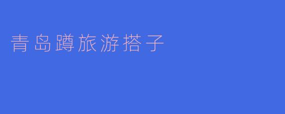 青岛蹲旅游搭子