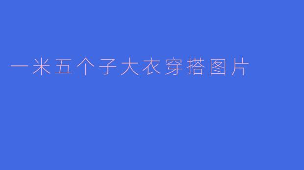 一米五个子大衣穿搭图片