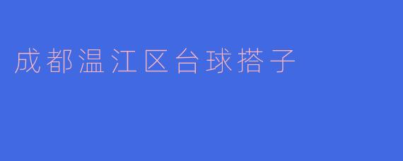 成都温江区台球搭子