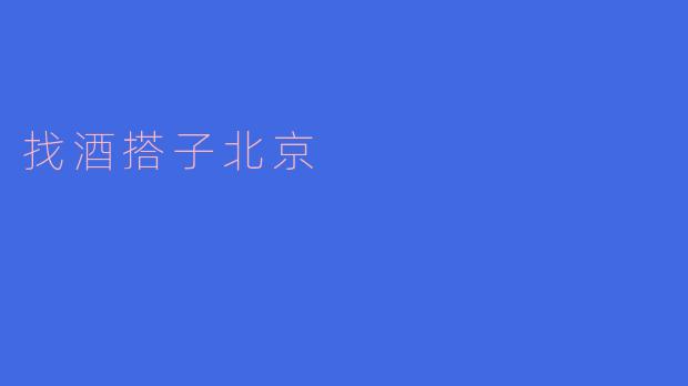 找酒搭子北京