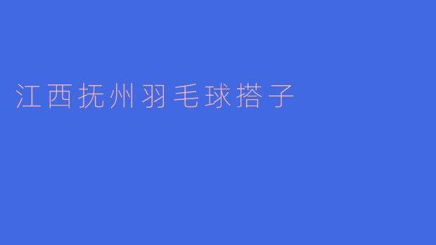 在江西抚州哪里可以找到羽毛球搭子？周末想约人一起打球锻炼！