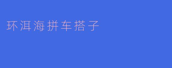 环洱海拼车搭子