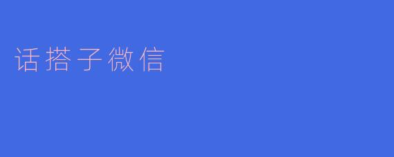 话搭子微信