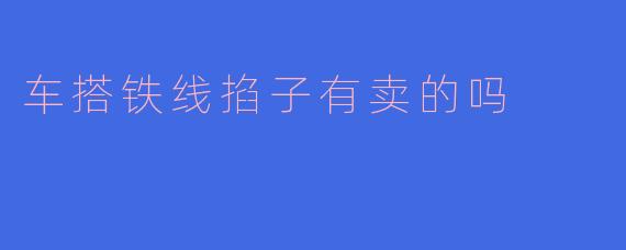 车搭铁线掐子有卖的吗