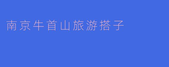 南京牛首山旅游搭子