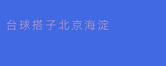 台球搭子北京海淀
