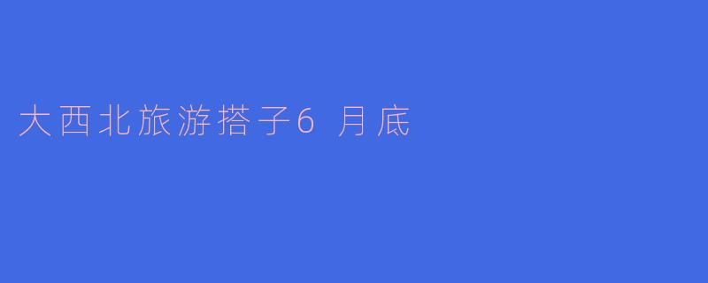 6月底去大西北旅游，适合找什么样的旅游搭子？需要注意哪些问题？