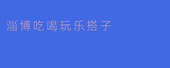 淄博吃喝玩乐搭子