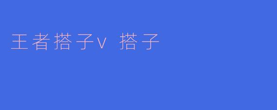 王者搭子v搭子