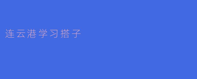 连云港学习搭子