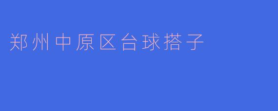 郑州中原区台球搭子