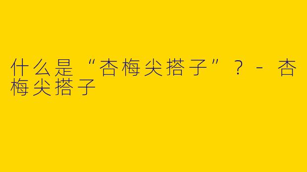 什么是“杏梅尖搭子”？-杏梅尖搭子