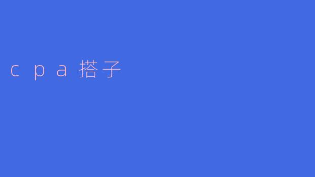 cpa搭子