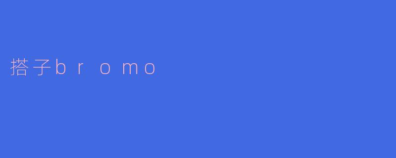搭子bromo