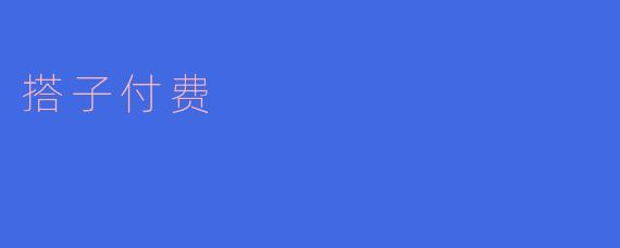 搭子付费