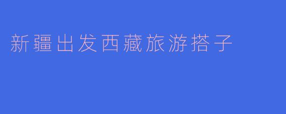 新疆出发西藏旅游搭子
