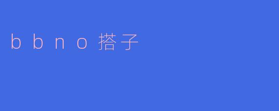 bbno搭子