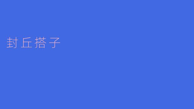封丘搭子