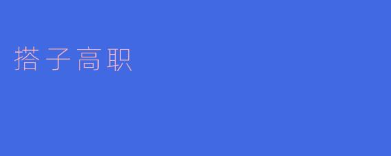搭子高职
