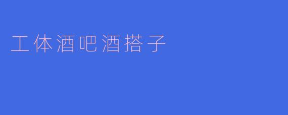 工体酒吧酒搭子