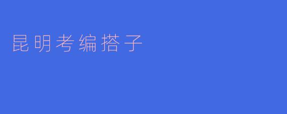 昆明考编搭子怎么找？有什么靠谱的渠道或建议吗？