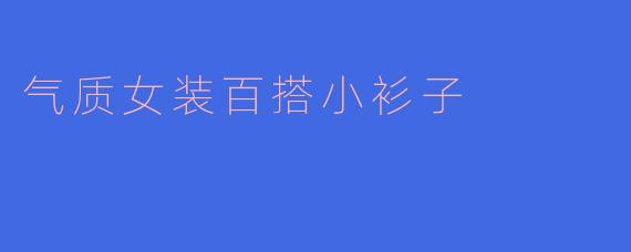 气质女装百搭小衫子