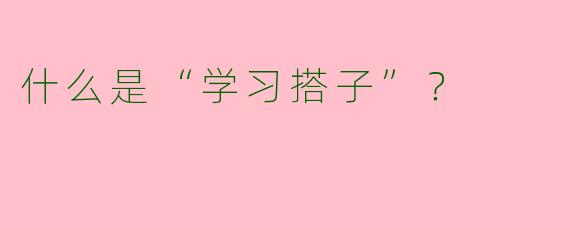 什么是“学习搭子”？