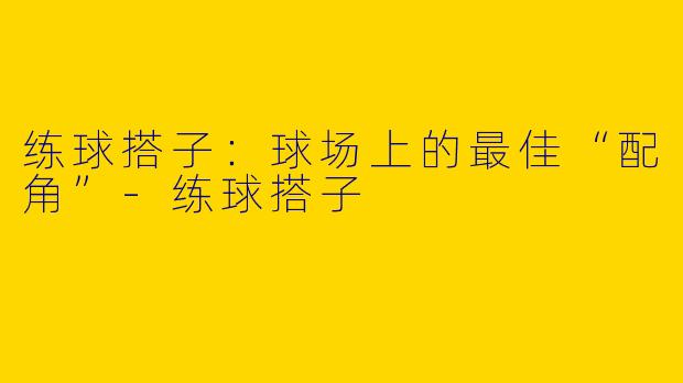 练球搭子：球场上的最佳“配角”-练球搭子